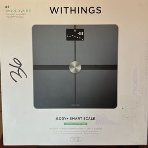 Withings Body+ - Digital Wi-Fi Smart Scale with Automatic Smartphone App Sync,